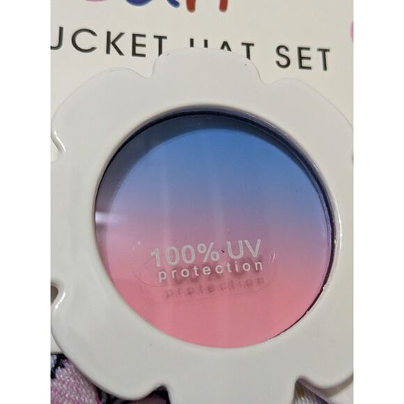 New Biz and Beans Butterfly hat and sunglasses 100% UV Protection Ages 6+ - Picture 3 of 3